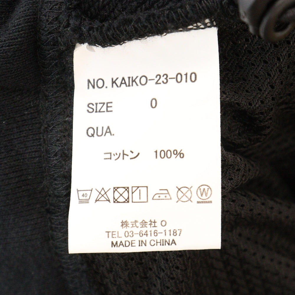 KAIKO(カイコー) ハーフジップアップトレーニングブルゾン KAIKO-23-010 ブラック
