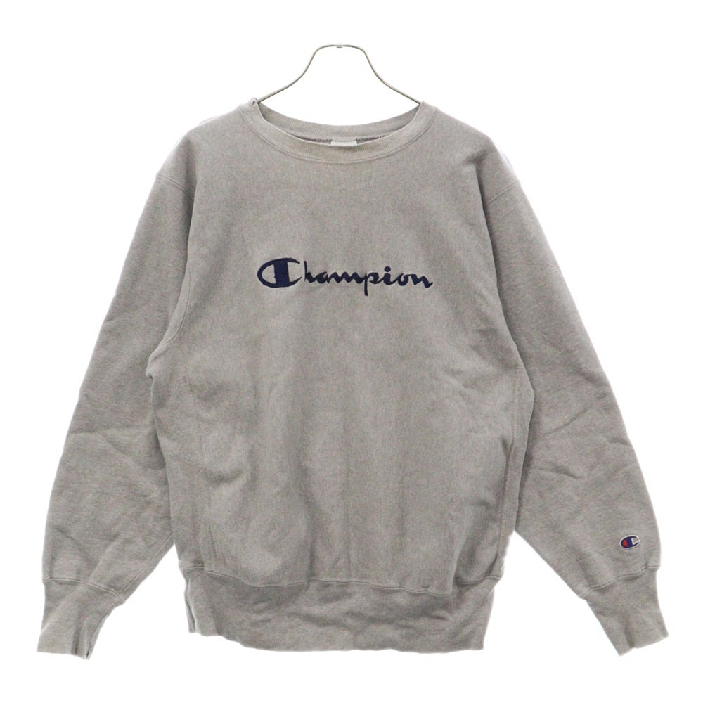 CHAMPION(チャンピオン) 90s 後期 VINTAGE REVERSE WEAVE ヴィンテージ リバーズ ウィーブ トリコタグ 後期 クルーネック スウェット グレー トレーナー
