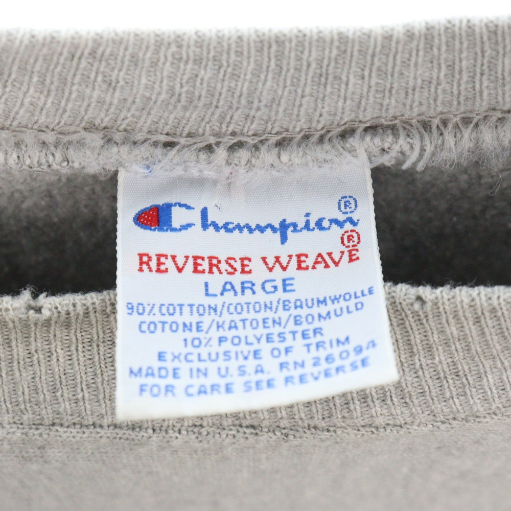 CHAMPION(チャンピオン) 90s 後期 VINTAGE REVERSE WEAVE ヴィンテージ リバーズ ウィーブ トリコタグ 後期 クルーネック スウェット グレー トレーナー