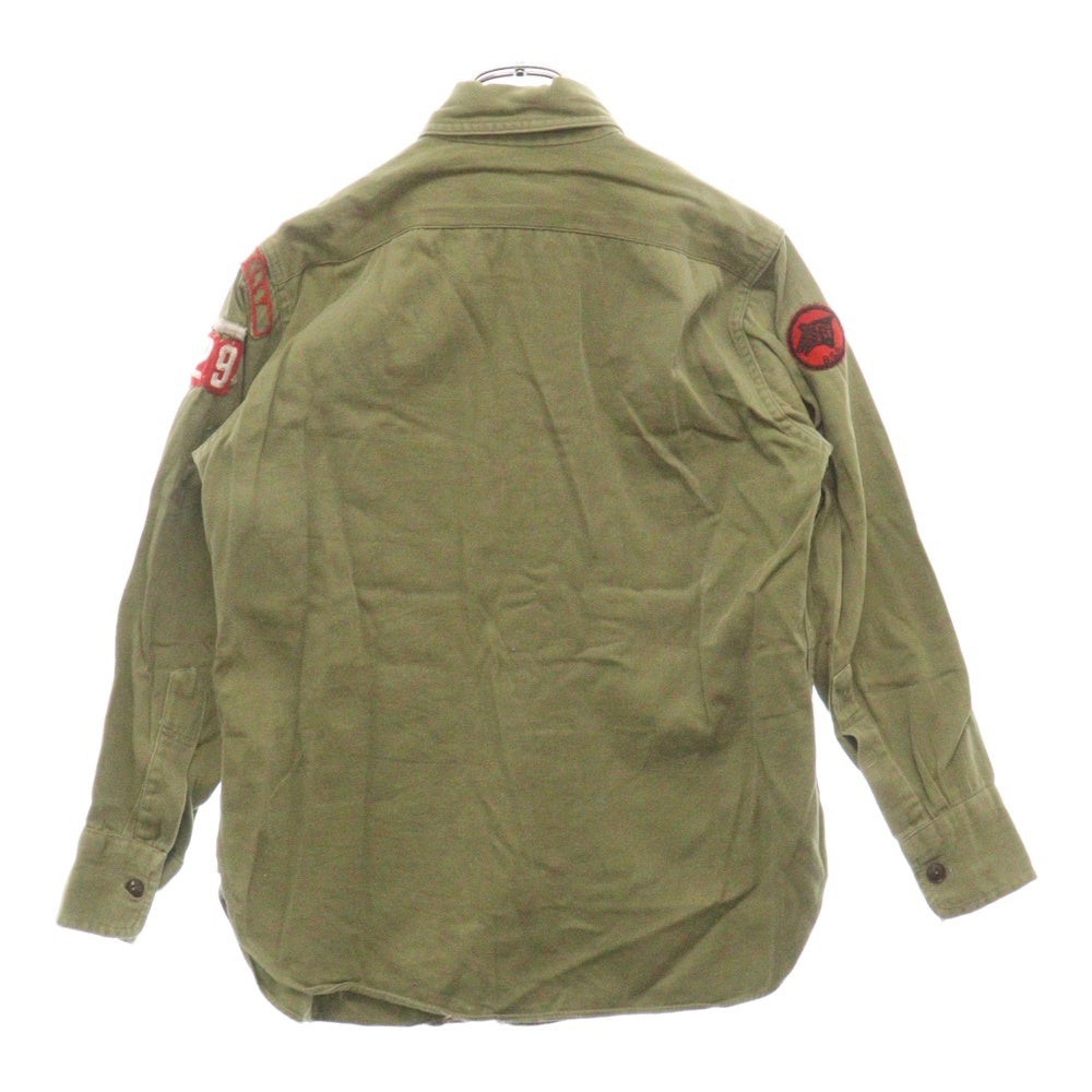 VINTAGE(ヴィンテージ) 40S VINTAGE BOY SCOUTS OF AMERICA ボーイスカウトオブアメリカ ヴィンテージ 長袖シャツ カーキ