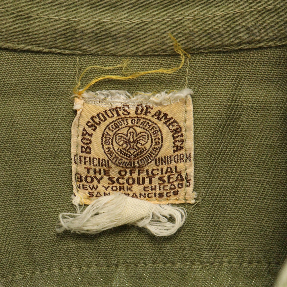 VINTAGE(ヴィンテージ) 40S VINTAGE BOY SCOUTS OF AMERICA ボーイスカウトオブアメリカ ヴィンテージ 長袖シャツ カーキ