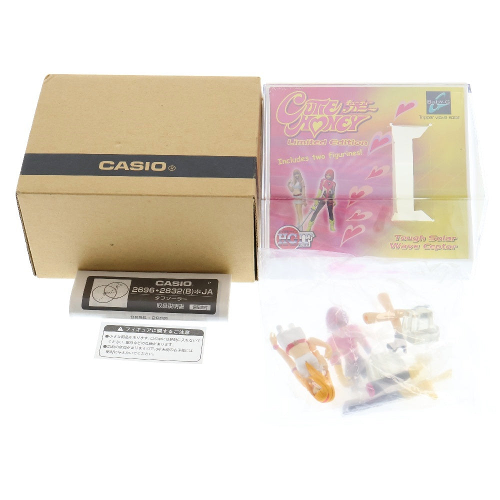 CASIO G-SHOCK(カシオ ジーショック) BABY-G CUTE HONEY ベイビージー キューティーハニー フィギュア付き 腕時計 ウォッチ ピンク BGT-2500CHF-4JR