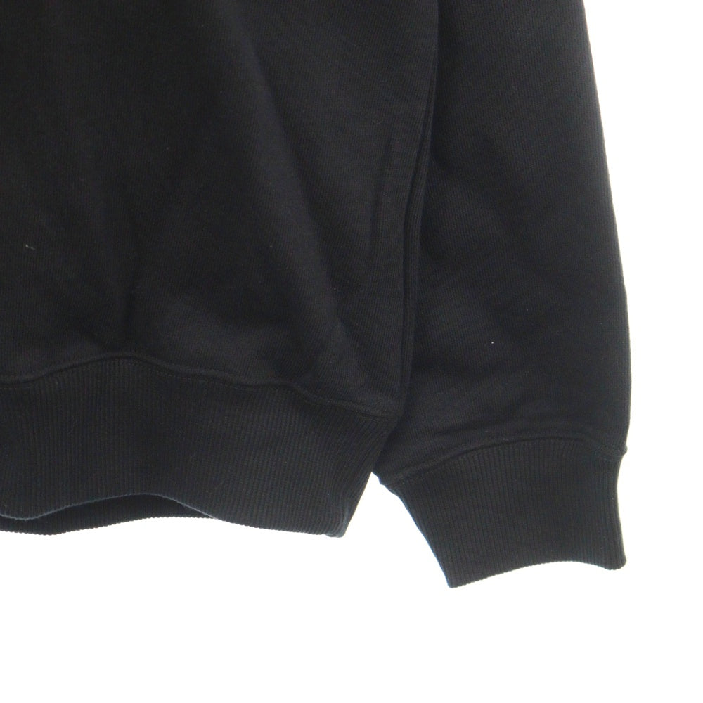 RADIALL(ラディアル) 23AW CHAOS FISHING CLUB CHROME LETTERS HOODIE SWEATSHIRT L/S レタープリントスウェットプルオーバーパーカー ブラック RAD-23AW-SPOT-JW002