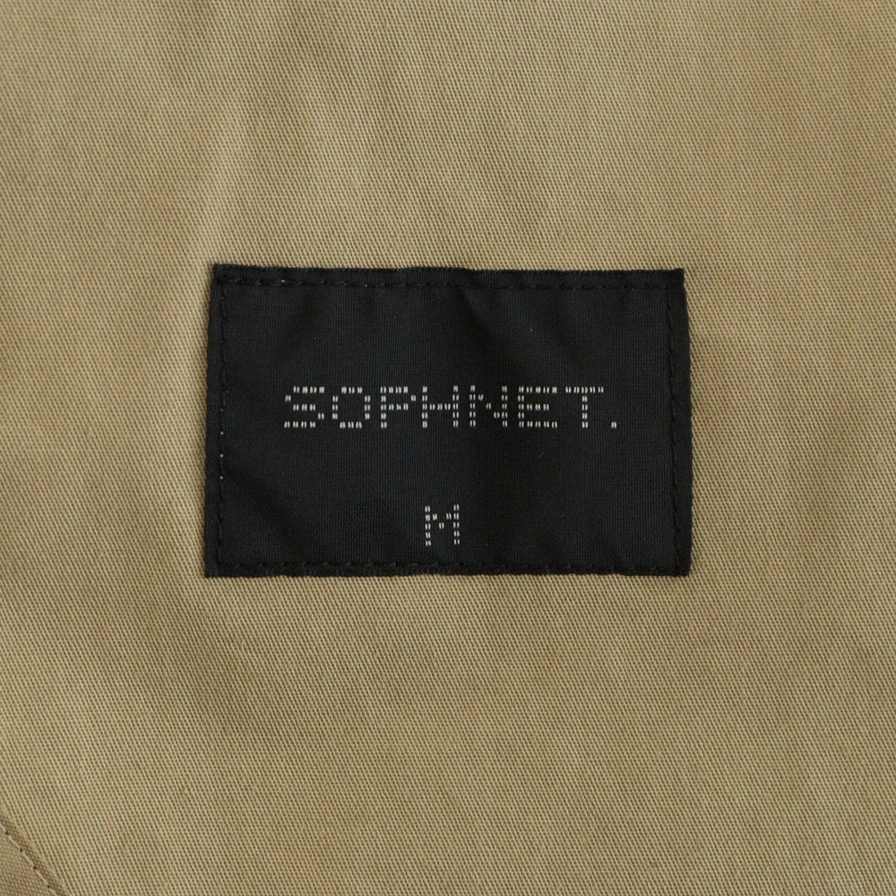 SOPHNET.(ソフネット) フード脱着コットンショートジャケット ベージュ