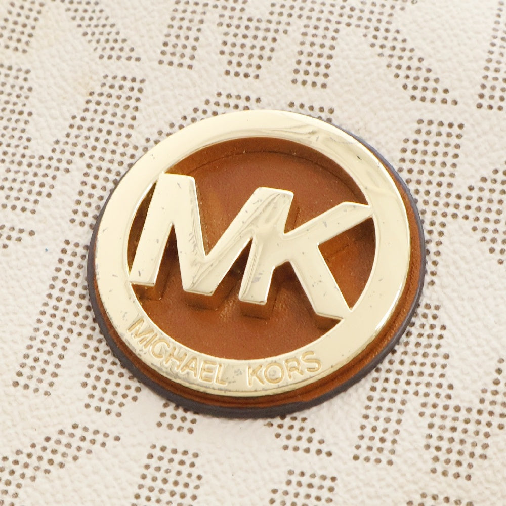 MICHAEL KORS(マイケルコース) JET SET TRAVEL MD TRAVEL TOTE ジェット セット トラベル ハンド トートバッグ アイボリー レディース