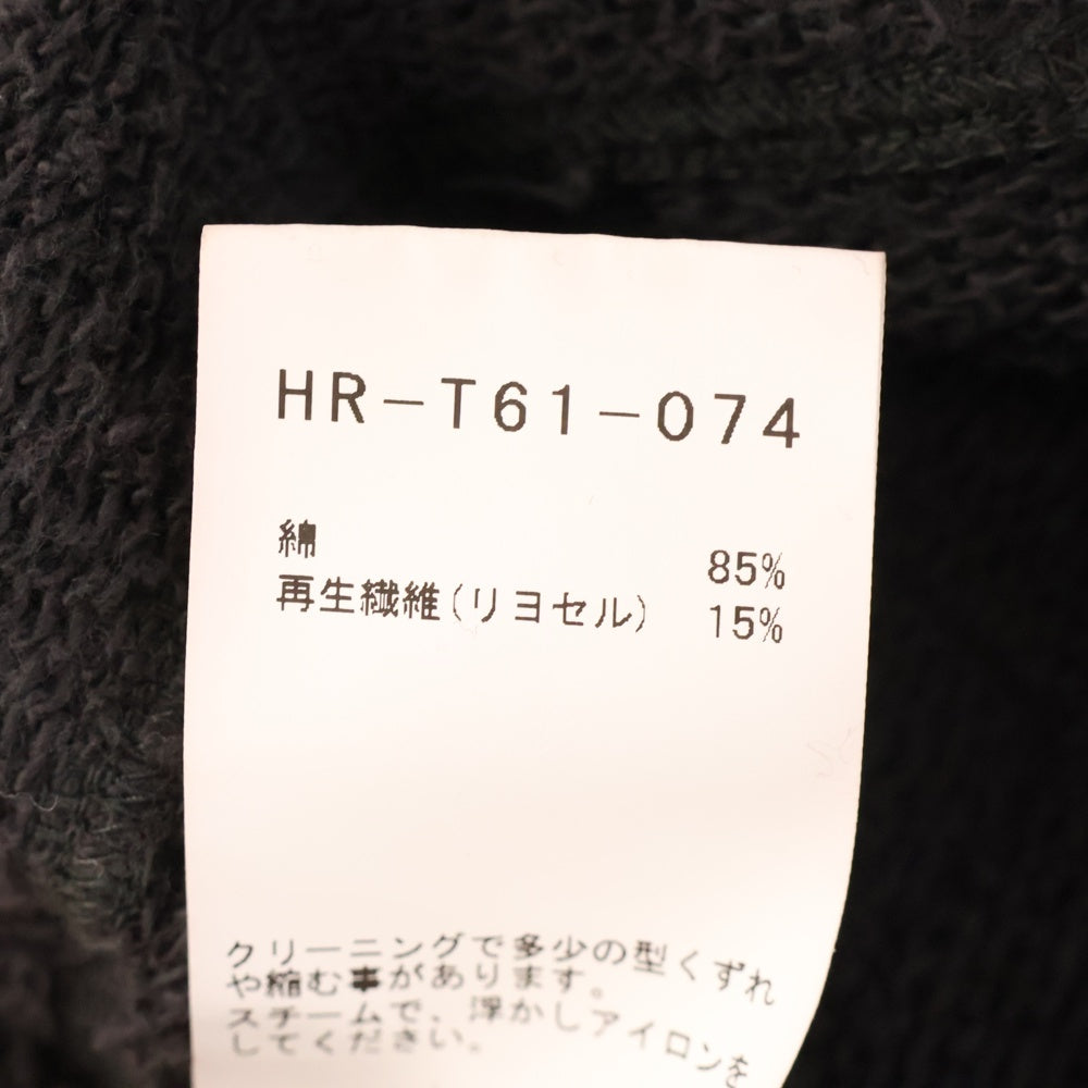 REGULATION Yohji Yamamoto MEN(レギュレーションヨウジヤマモトメン) コットンパーカー フーディ グレー HX-T56-072