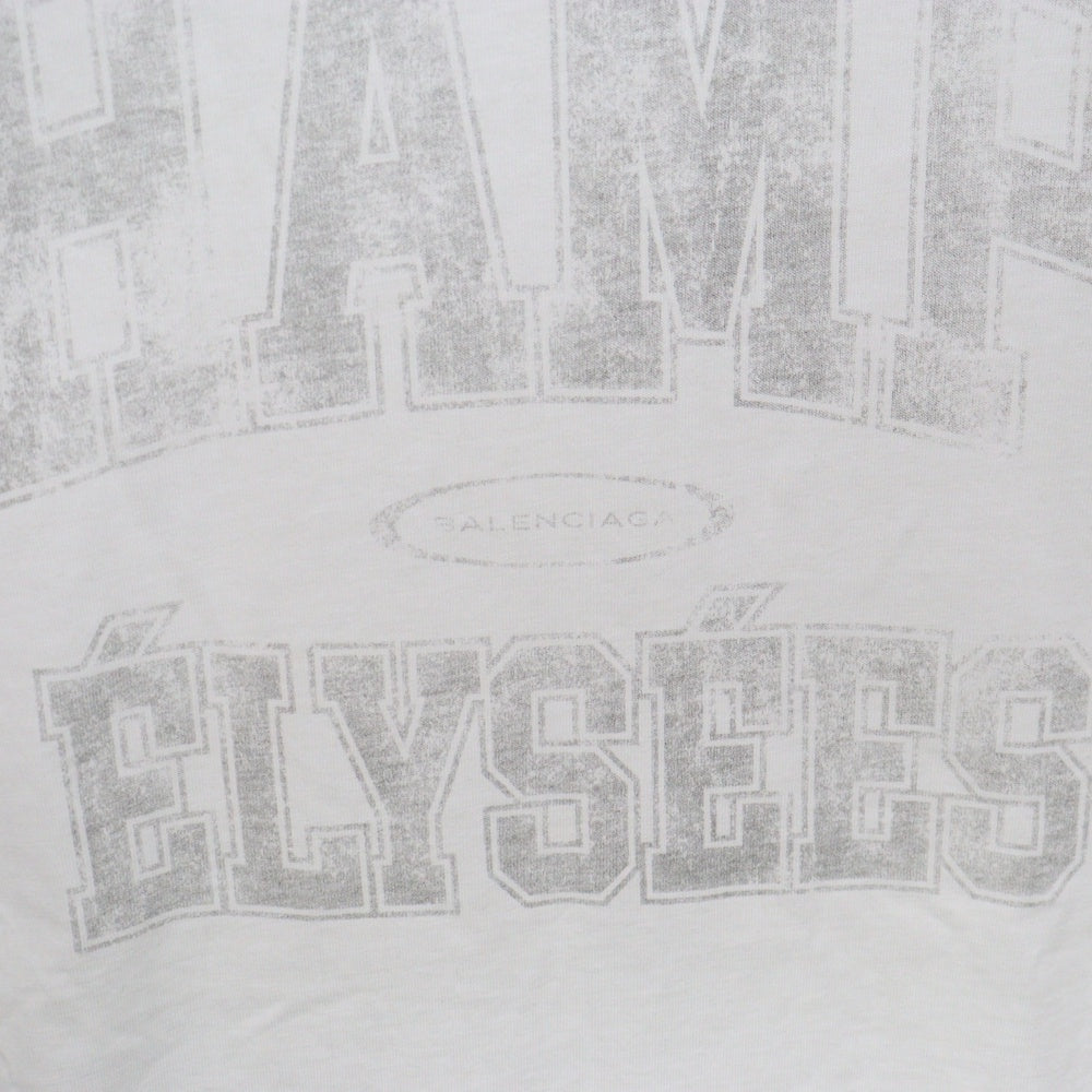 BALENCIAGA(バレンシアガ) T-Shirt Over Champs-Elysees 半袖 Tシャツ カットソー 787349 TRVN1 ホワイト