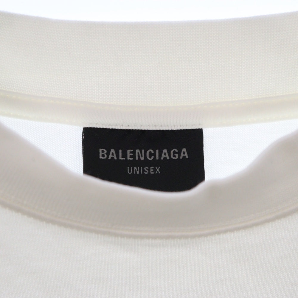BALENCIAGA(バレンシアガ) T-Shirt Over Champs-Elysees 半袖 Tシャツ カットソー 787349 TRVN1 ホワイト