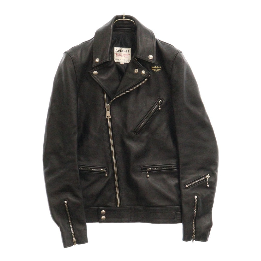 Lewis Leathers(ルイスレザー) CYCLONE サイクロン カウハイド ダブルライダース レザージャケット ブラック