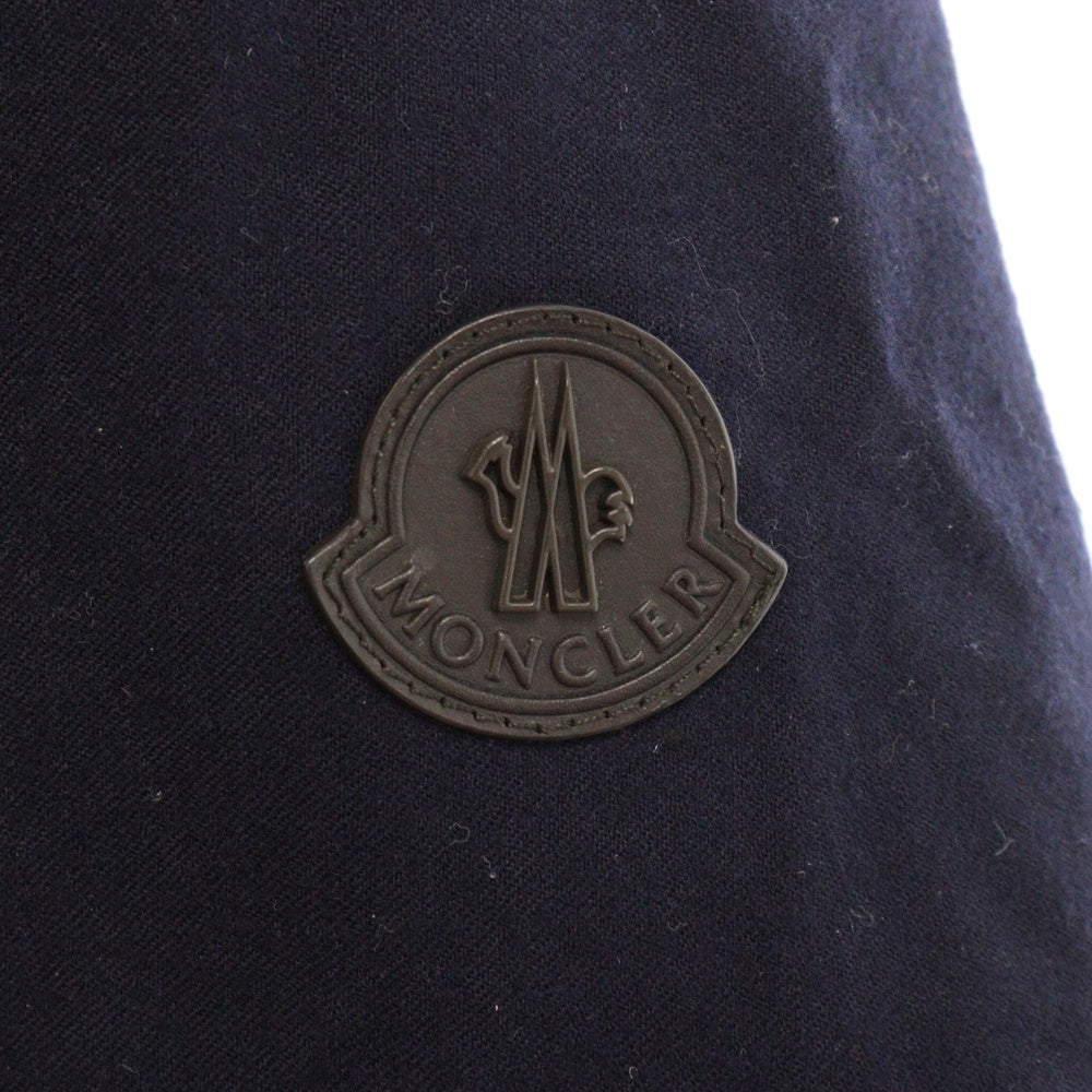 MONCLER(モンクレール) 16AW JACOB ジェイコブ ナイロン切り替え フーデッド ダウンジャケット ネイビー B20914139585
