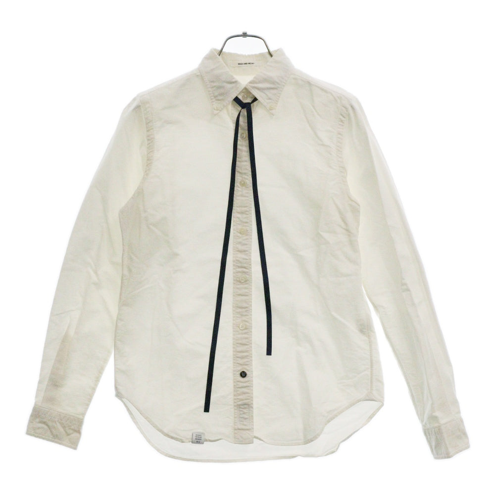 BEDWIN & THE HEARTBREAKERS(ベドウィンアンドザハートブレーカーズ) WASH AND WEAR ブロード ボタンダウン 長袖シャツ アイボリー レディース
