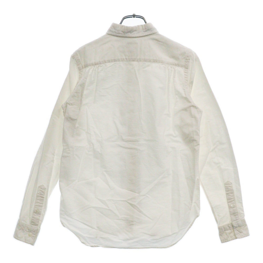 BEDWIN & THE HEARTBREAKERS(ベドウィンアンドザハートブレーカーズ) WASH AND WEAR ブロード ボタンダウン 長袖シャツ アイボリー レディース