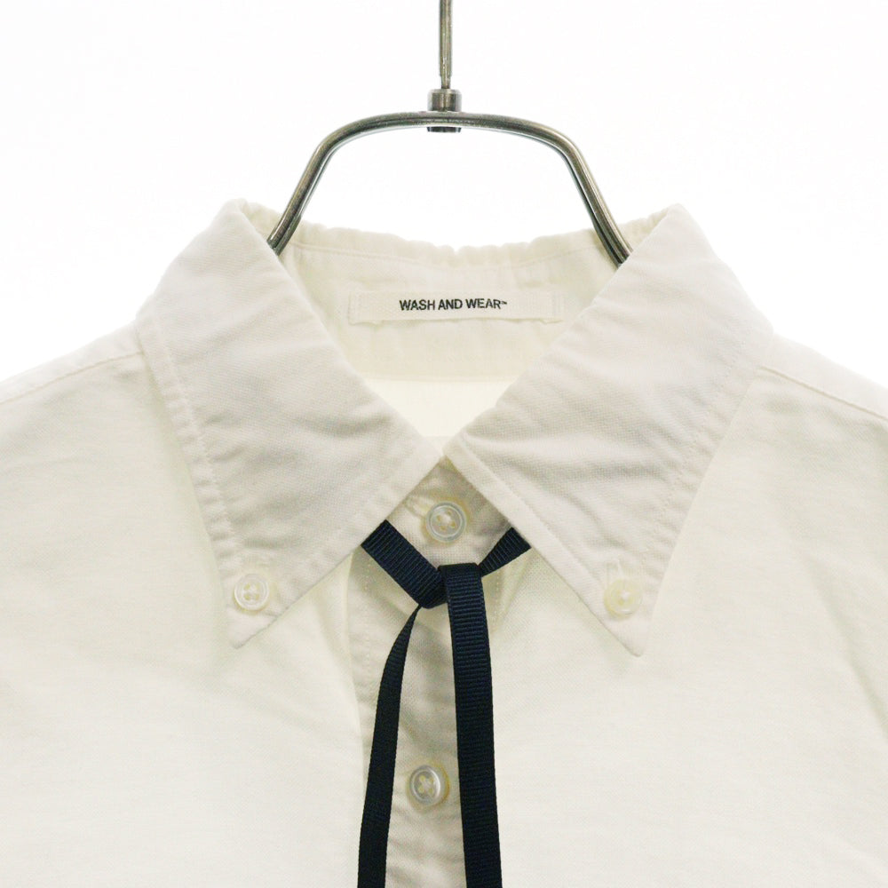 BEDWIN & THE HEARTBREAKERS(ベドウィンアンドザハートブレーカーズ) WASH AND WEAR ブロード ボタンダウン 長袖シャツ アイボリー レディース