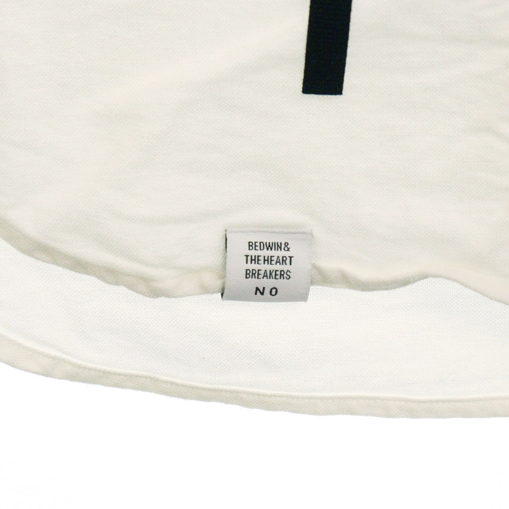 BEDWIN & THE HEARTBREAKERS(ベドウィンアンドザハートブレーカーズ) WASH AND WEAR ブロード ボタンダウン 長袖シャツ アイボリー レディース