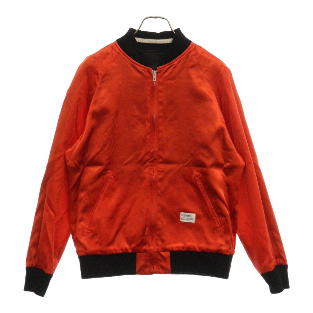 BEDWIN & THE HEARTBREAKERS(ベドウィンアンドザハートブレーカーズ) SOUVENIR JACKET MCKNIGHT リバーシブル サテン スーベニアジャケット ブラック/レッド