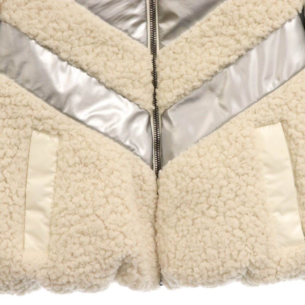 MONCLER(モンクレール) CABOURG GIUBBOTTO BOA DOWN JACKET カブール ジュボット ボア ダウン ジャケット キッズ E29544632385 ホワイト