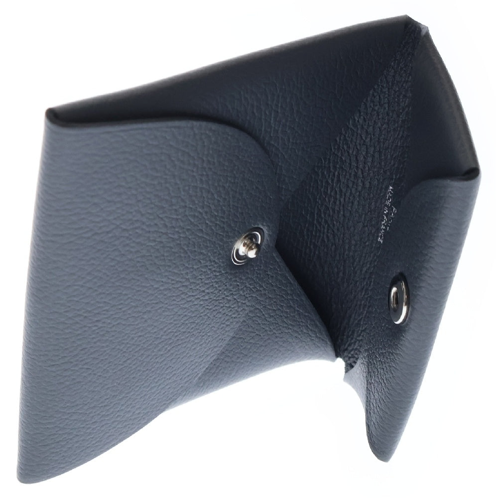 HERMES(エルメス) Bastia Change Purse バスティア レザー コインケース グレー W刻印