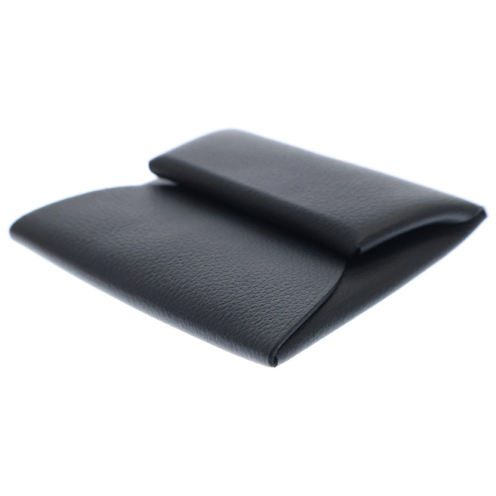 HERMES(エルメス) Bastia Change Purse バスティア レザー コインケース グレー W刻印