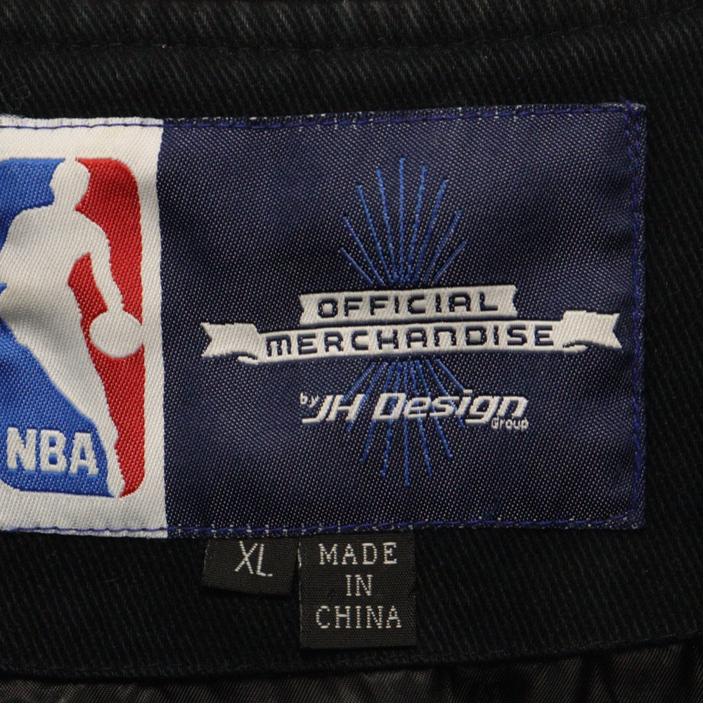 JEFFHAMILTON(ジェフハミルトン) ×NBA 2012 MIAMI HEAT NBA CHAMPION STADIUM JACKET エヌビーエー マイアミヒート NBAチャンピオン スタジャン ブルゾン ジャケット ブラック