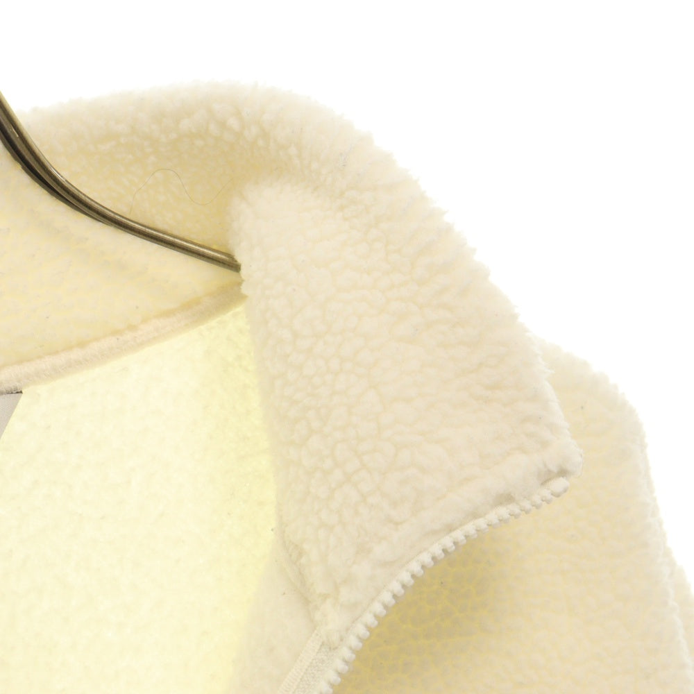 THE NORTH FACE(ザノースフェイス) Comfy Fleece Anorak ワッペンロゴ コンフィ ボアフリース アノラックジャケット ホワイト NA4FL51J