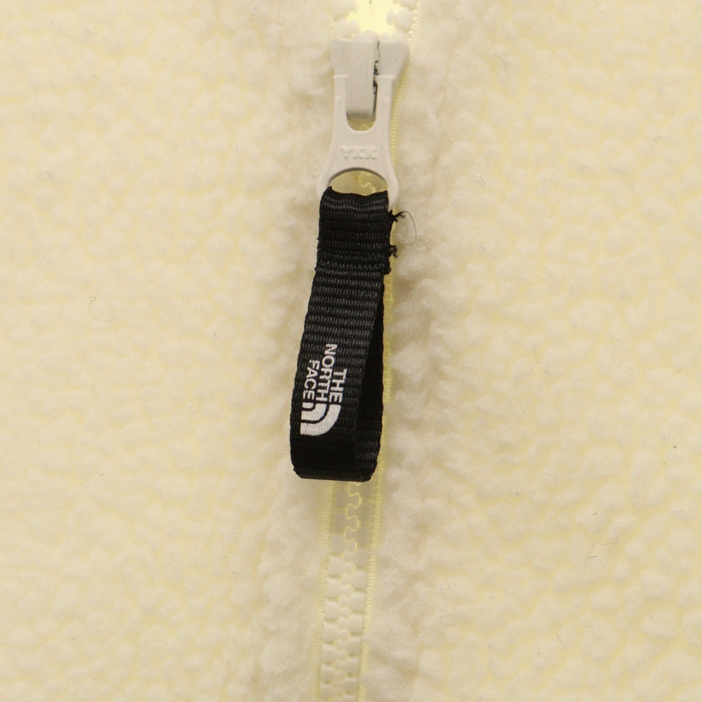 THE NORTH FACE(ザノースフェイス) Comfy Fleece Anorak ワッペンロゴ コンフィ ボアフリース アノラックジャケット ホワイト NA4FL51J