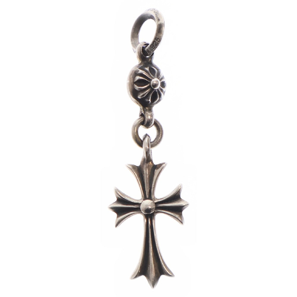 CHROME HEARTS(クロムハーツ) 1B TNY CH CRS 1ボールタイニーCHクロス チャーム シルバーネックレストップ