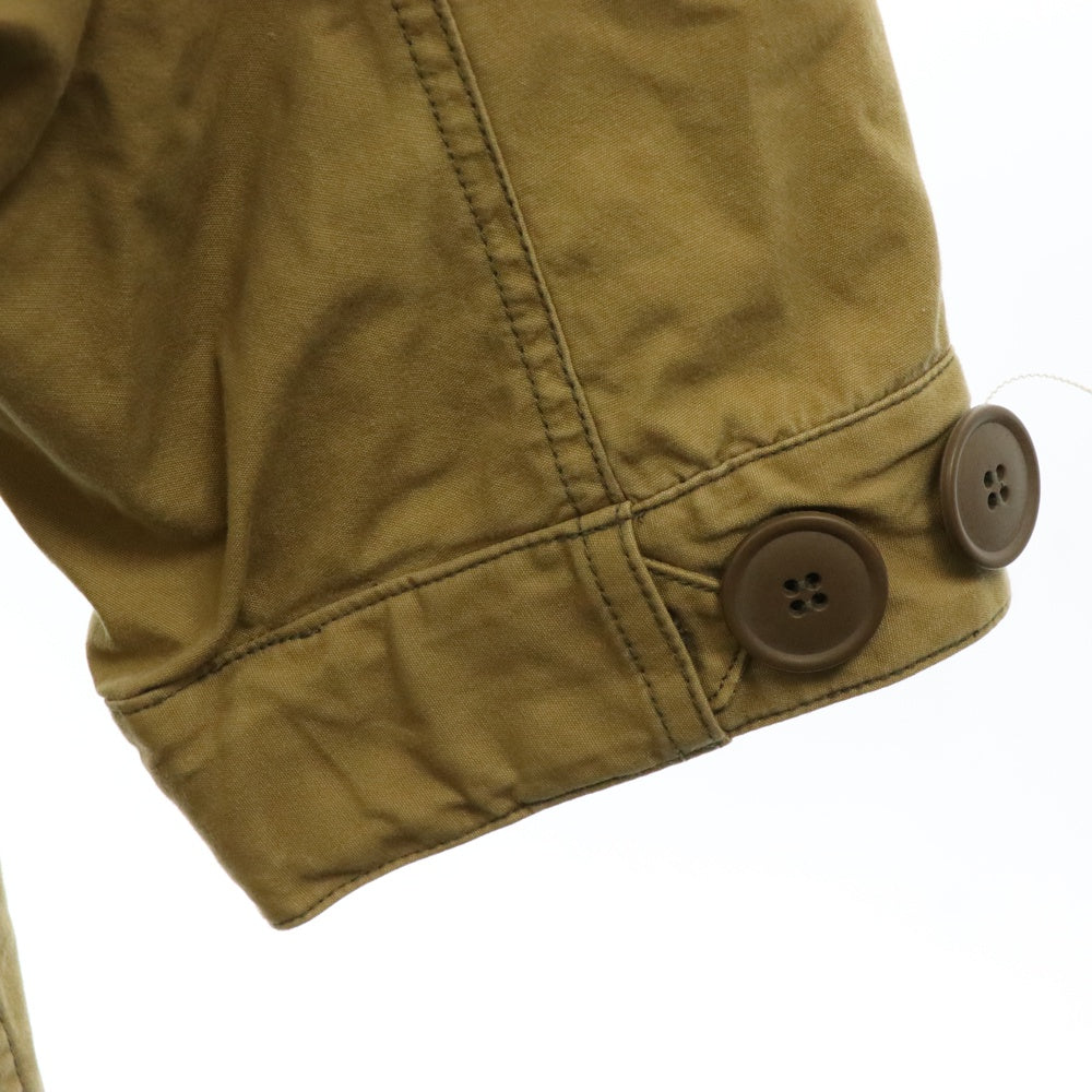 UNDERCOVER ISM(アンダーカバーイズム) 10AW archive Mod's Coat アーカイブ コヨーテファー ライナー付 サークルブレインプリント モッズコート ジャケット F4307 ベージュ