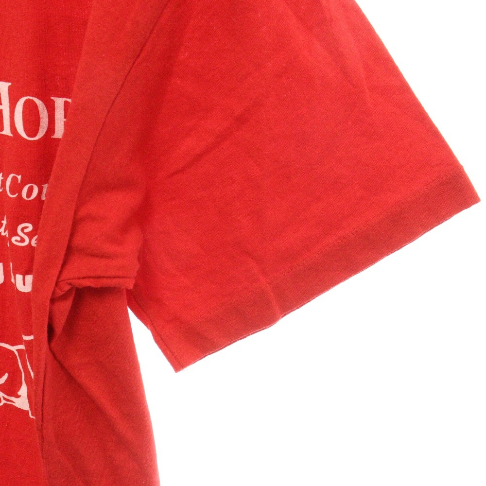 VINTAGE(ヴィンテージ) 80-90S VINTAGE PARTNERS IN HOPE SCREEN STARSボディ ヴィンテージ 5段プリント クルーネック 半袖Tシャツ カットソー レッド