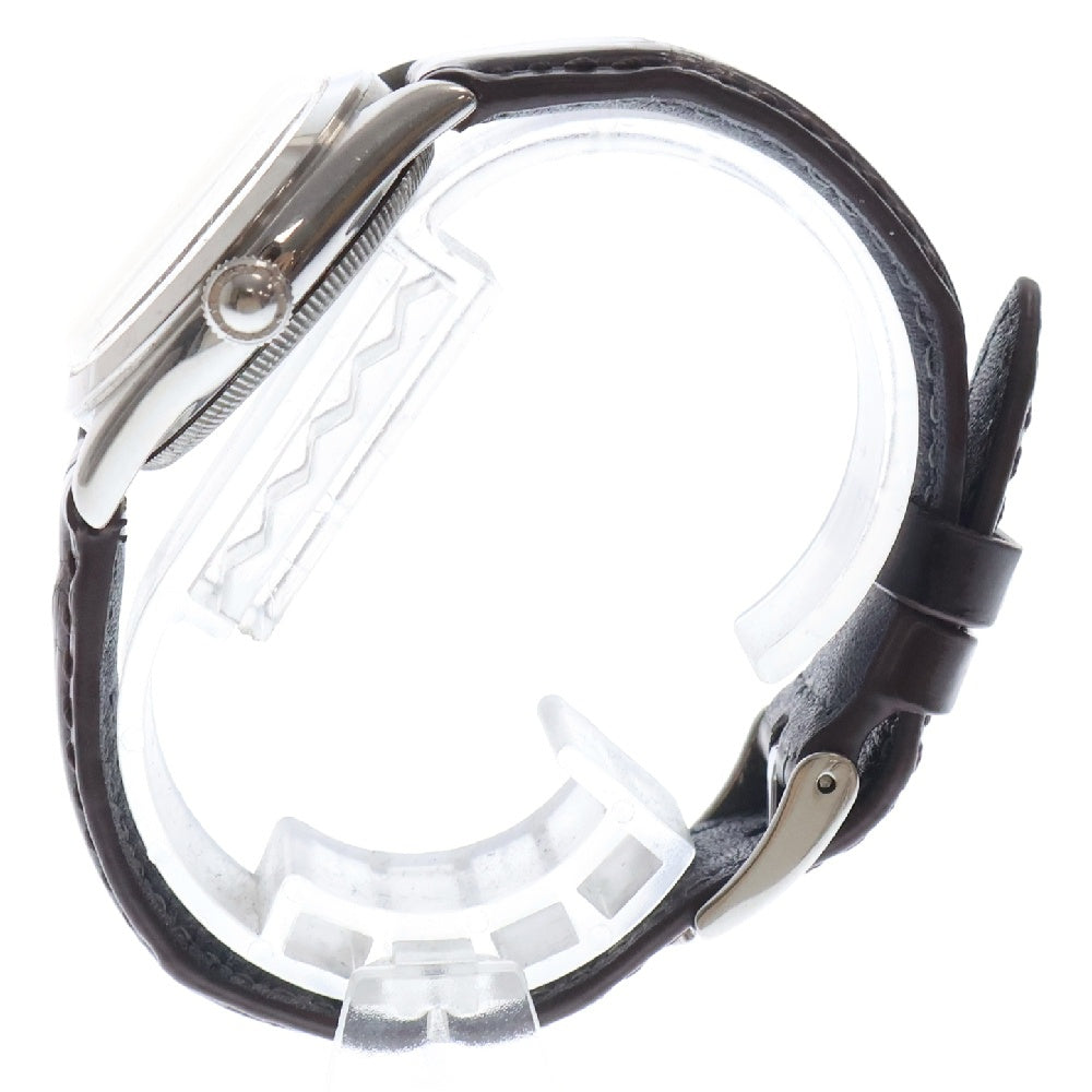 ROLEX(ロレックス) VINTAGE SPEED KING Ref:4220 スピードキング 腕時計 白文字盤 純正バックル クロコダイル社外ベルト シルバー