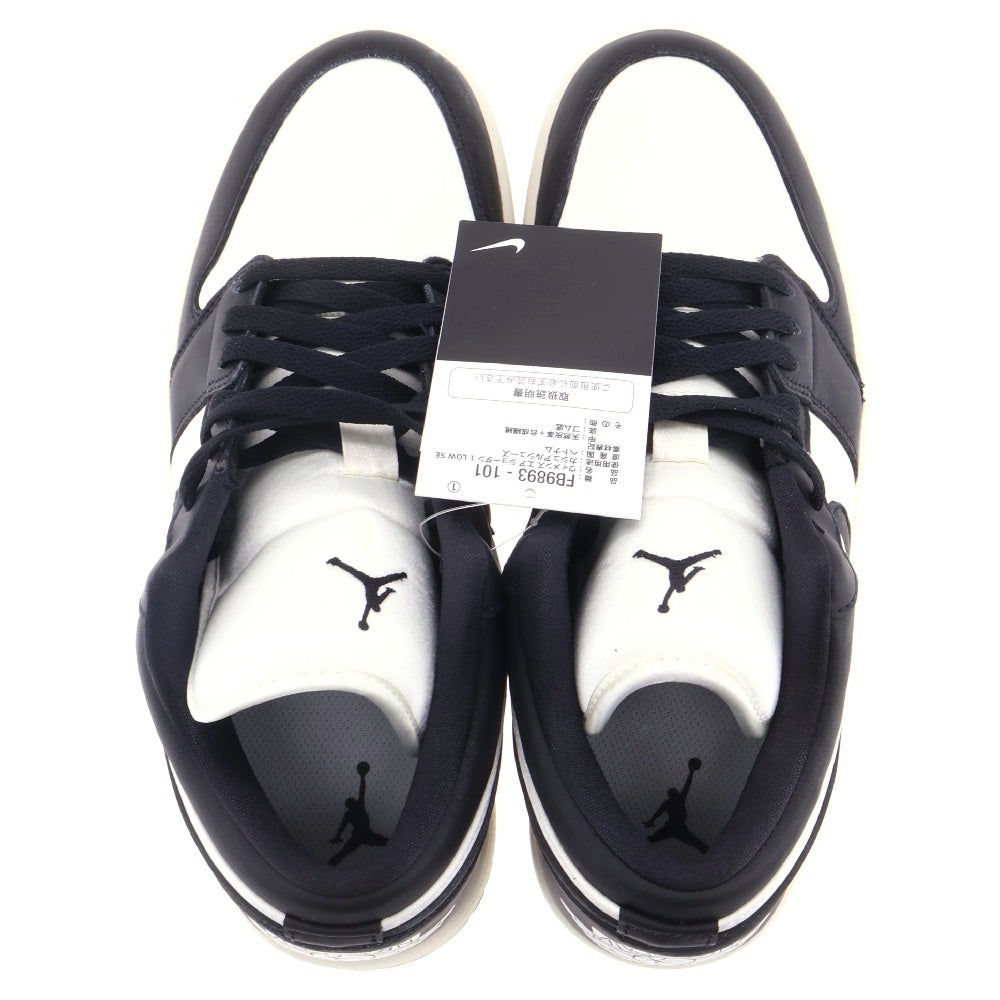 NIKE(ナイキ) WMNS AIR JORDAN 1 LOW ウィメンズ エアジョーダン ローカットスニーカー ブラック/ホワイト US10/27cm FB9893-101