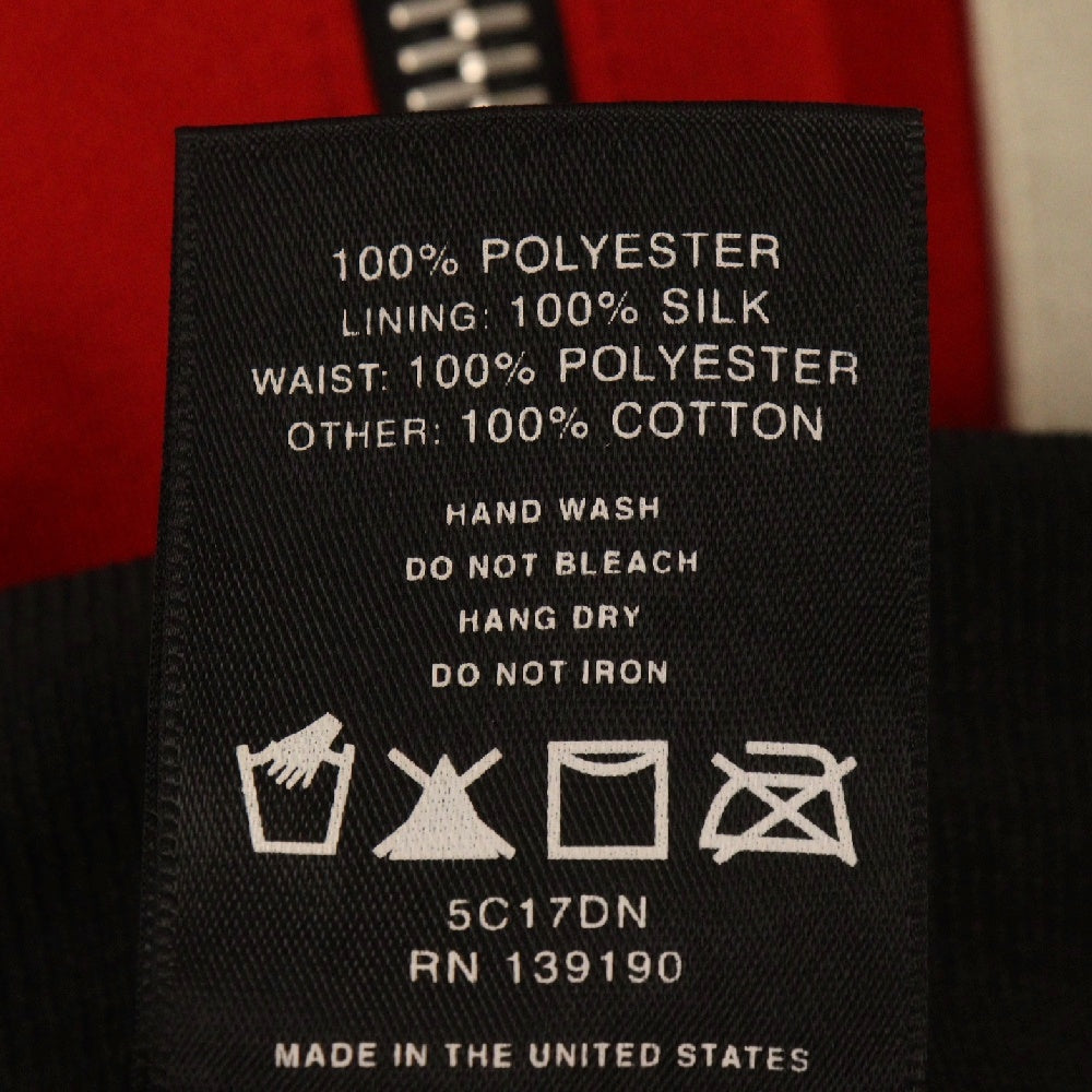 FEAR OF GOD(フィアオブゴッド) 5TH COLLECTION TRACK PANTS ドローコード サイドライン ポリエステル イージー トラックパンツ レッド/アイボリー