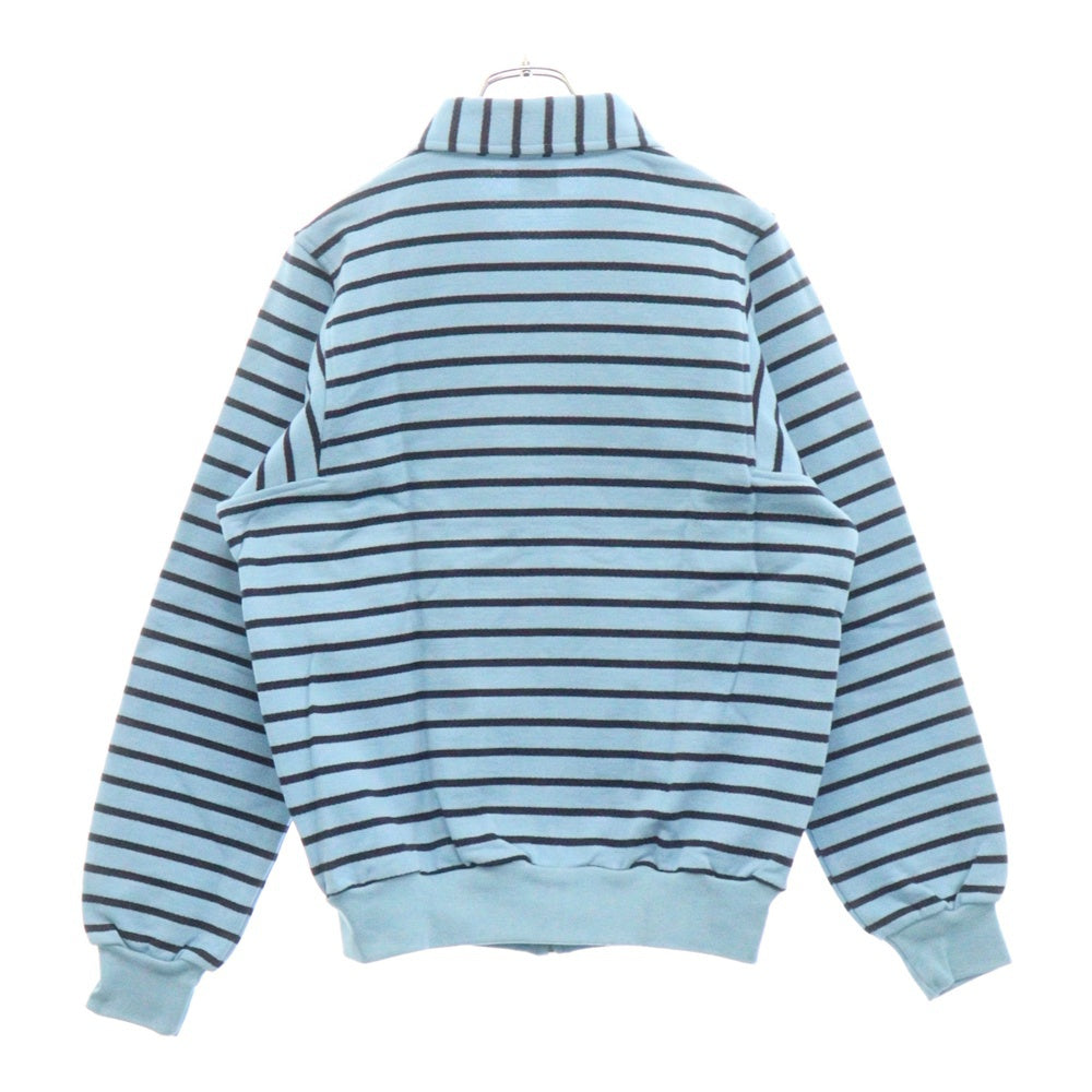 adidas(アディダス) 70-80S VINTAGE CLUB ヴィンテージ クラブタグ デサント社製 ボーダー スウェット トラックジャケット ブルー ACB-223