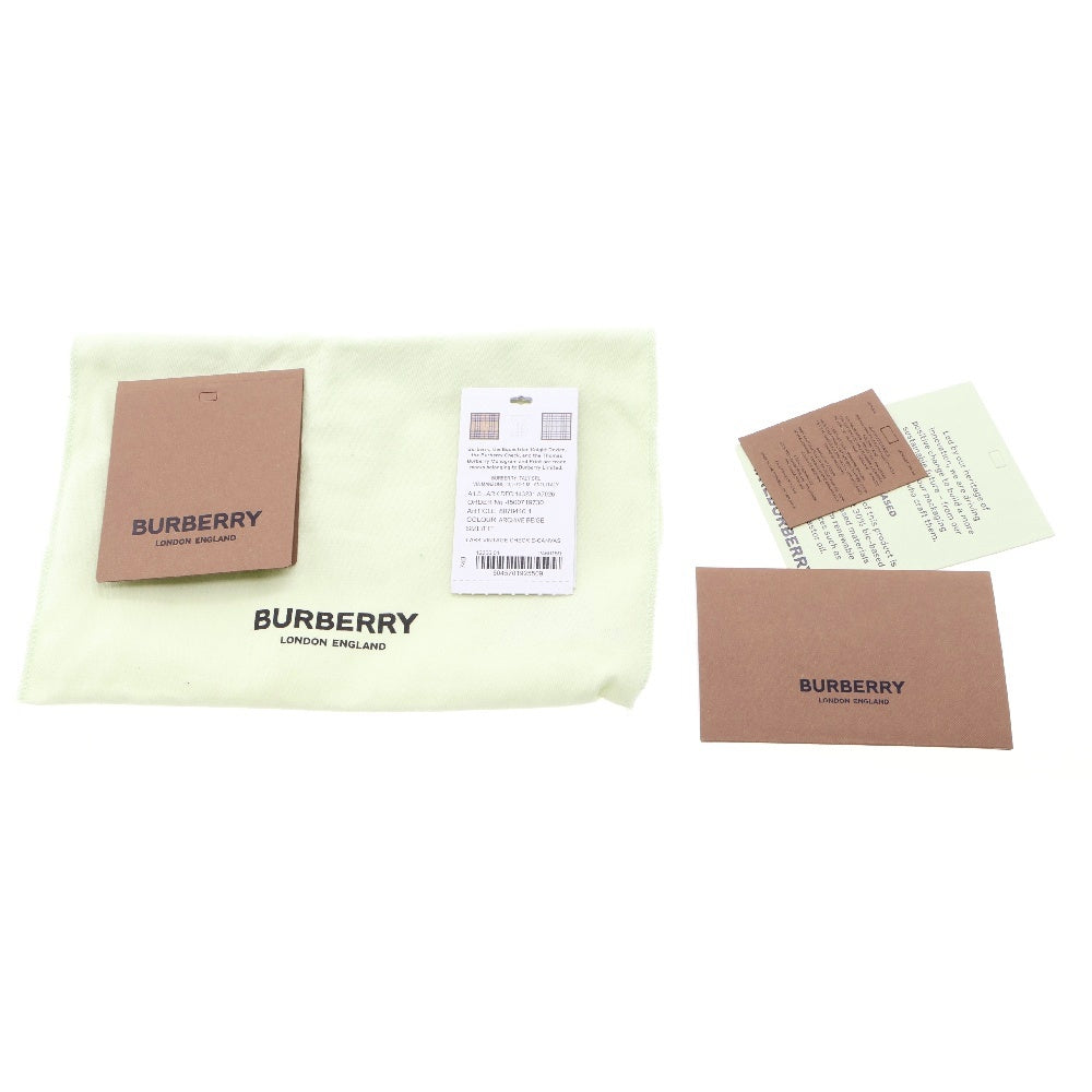 BURBERRY(バーバリー) LARK DFC ラーク ノバチェック スナップボタン 三つ折り財布 ウォレット ベージュ レディース 8070416