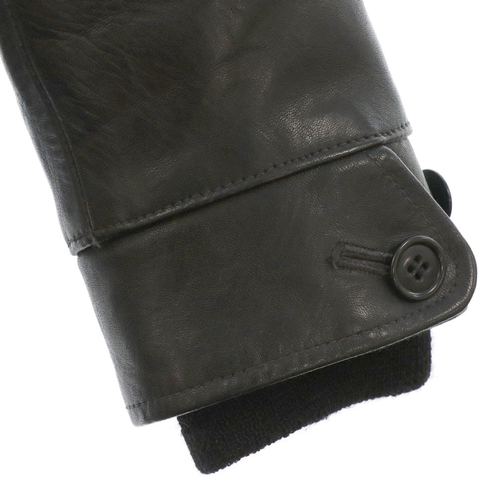 AT LAST & CO(アットラスト) Cossack 1st HORSE HIDE SPORTS JKT ホースハイド レザースポーツ ジャケット シングルライダース ブラック 618