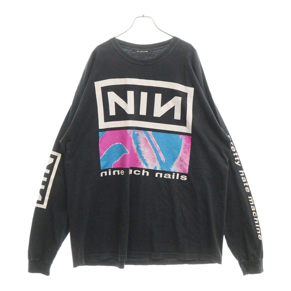 VINTAGE(ヴィンテージ) 90S NINE INCH NAILS PRETTY HATE MACHINE ナインインチネイルズ プリティヘイトマシーン ロングスリーブTシャツ ブラック