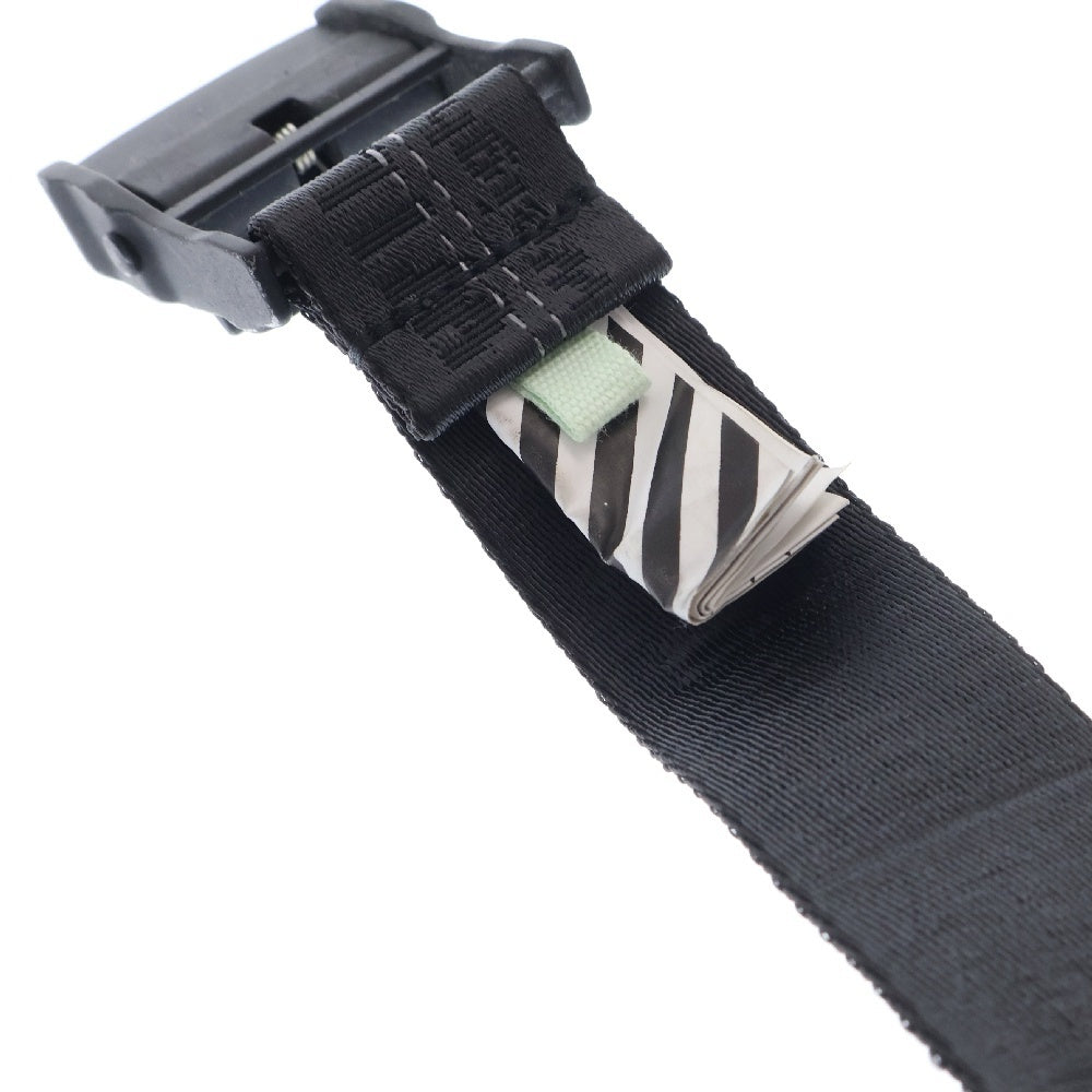 OFF-WHITE(オフホワイト) INDUSTRIAL BELT インダストリアルロゴベルト ブラック/グレー