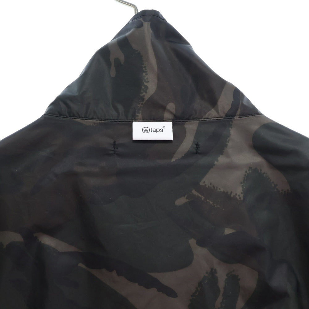 WTAPS(ダブルタップス) 23AW TRACK JACKET NYLON TAFFETA ナイロン ジップアップ トラック ジャケット カーキ 232BRDT‐JKM02