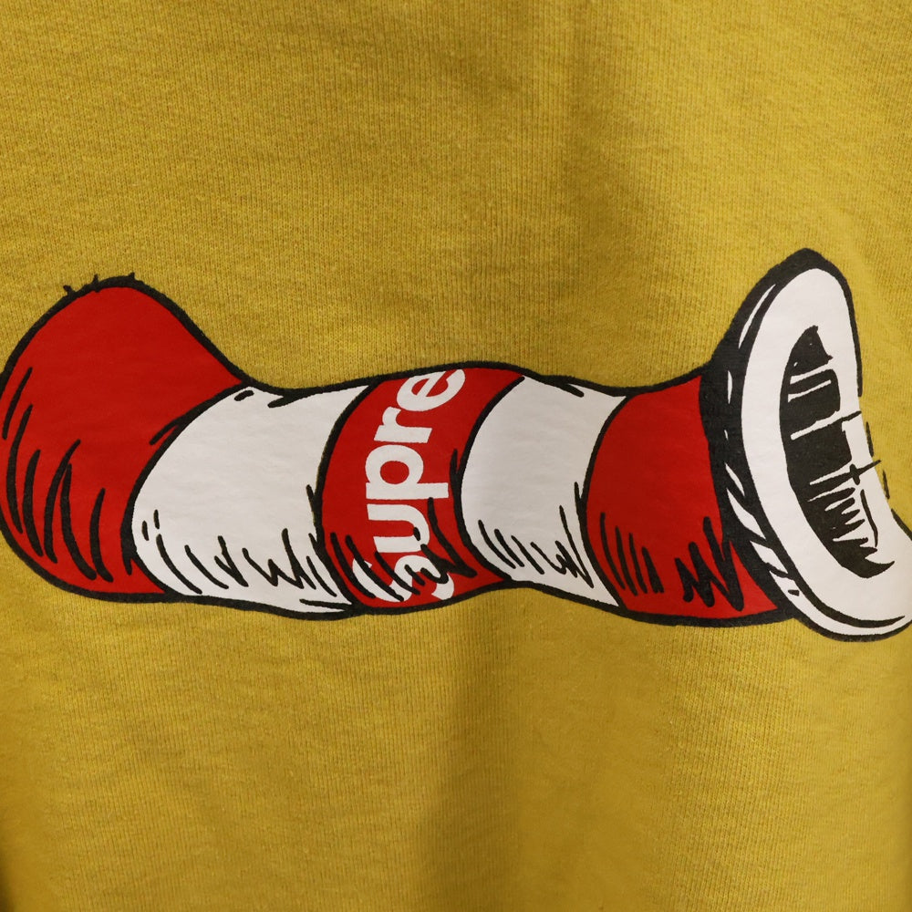 SUPREME(シュプリーム) 18AW Cat in the Hat Hooded Sweatshirt キャット イン ザ ハット フーデッド プルオーバー スウェット パーカー イエロー