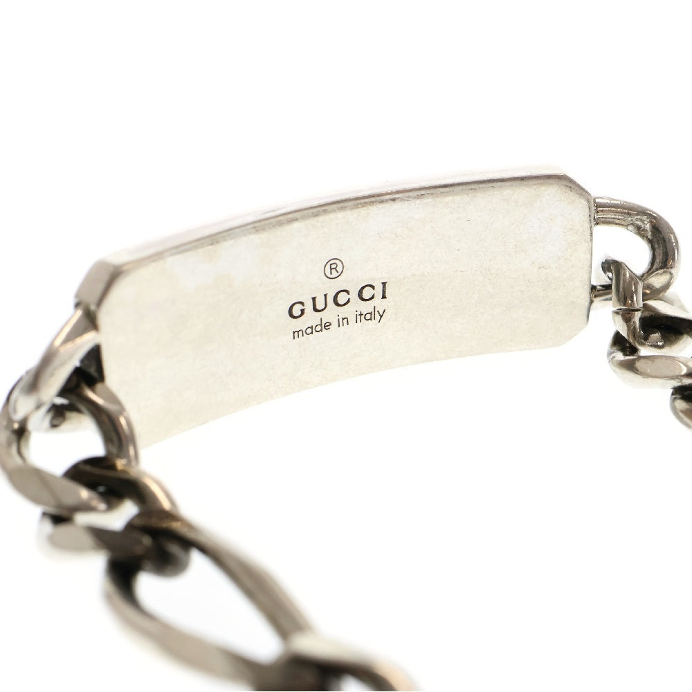 GUCCI(グッチ) GG and Bee Engraved ID Bracelet ビー エングレービング チェーン ブレスレット シルバー 728264