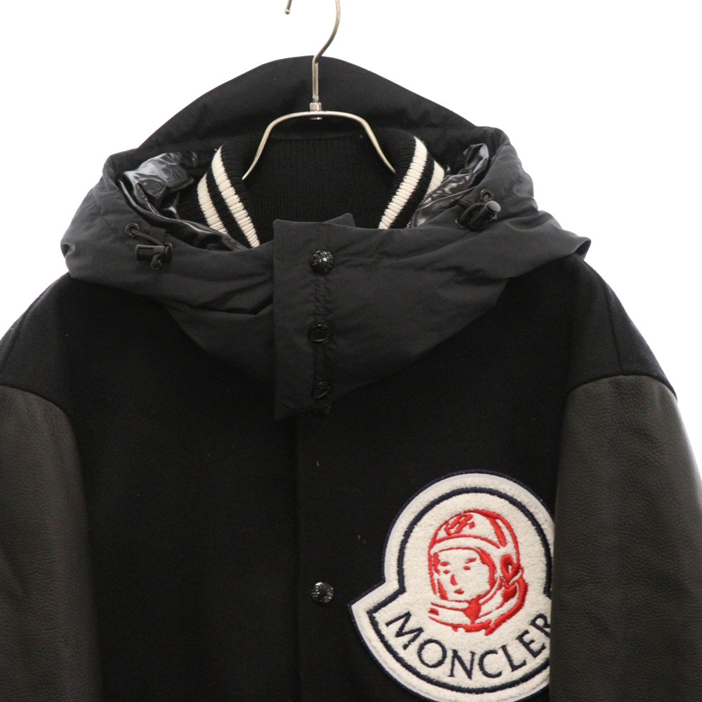 MONCLER(モンクレール) 23AW ×ビリオネアボーイズクラブ フロントロゴパッチ バック刺繍 スタジアムジャンパー ダーナン ダウンジャケット I20961A00003