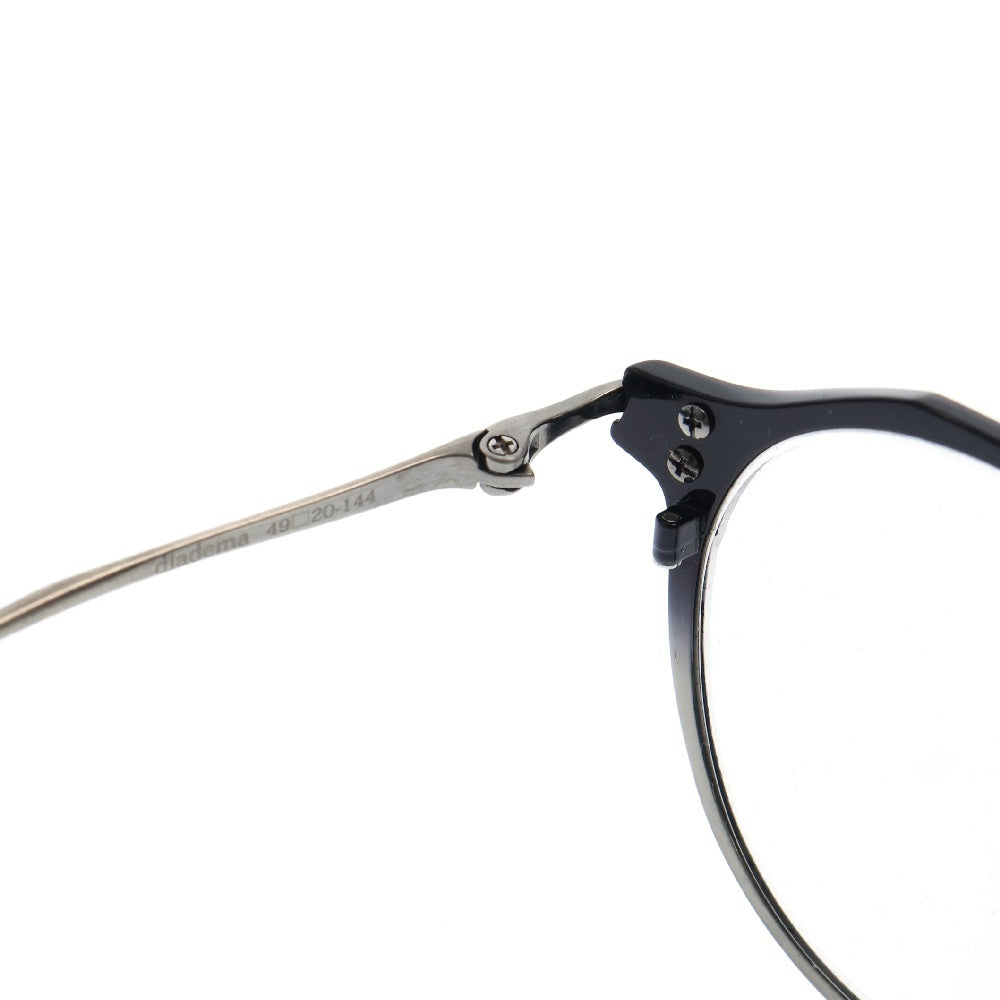 TAYLOR WITH RESPECT(テイラーウィズリスペクト) Diadema ディアデマ クラウンパントデザイン メガネ 眼鏡 アイウェア 度入り ブラック/シルバー