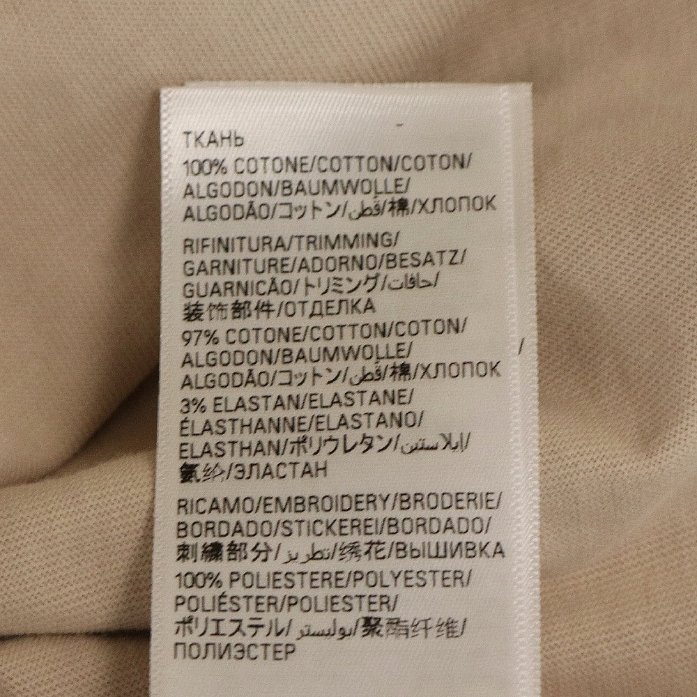BALENCIAGA(バレンシアガ) UNITY SPORT ICON ユニティロゴ刺繍 クルーネック オーバーサイズ 半袖Tシャツ カットソー ベージュ 767848 TPVG9