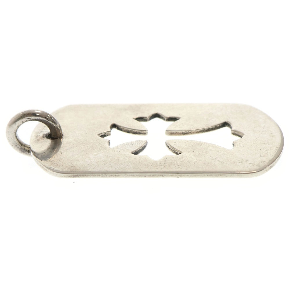 CHROME HEARTS(クロムハーツ) D TAG LRG CO CRS カットアウトクロスドッグタグ ラージ ペンダントトップ シルバー