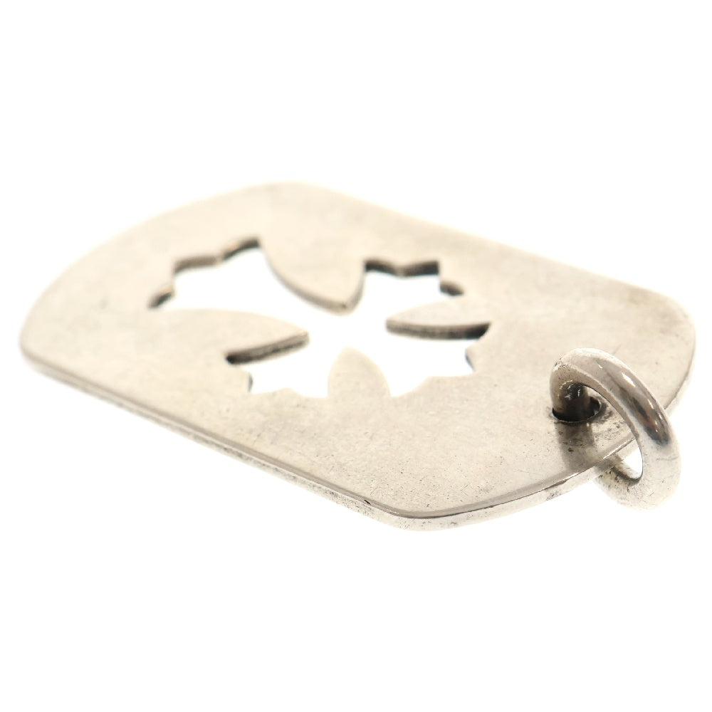 CHROME HEARTS(クロムハーツ) D TAG LRG CO CRS カットアウトクロスドッグタグ ラージ ペンダントトップ シルバー