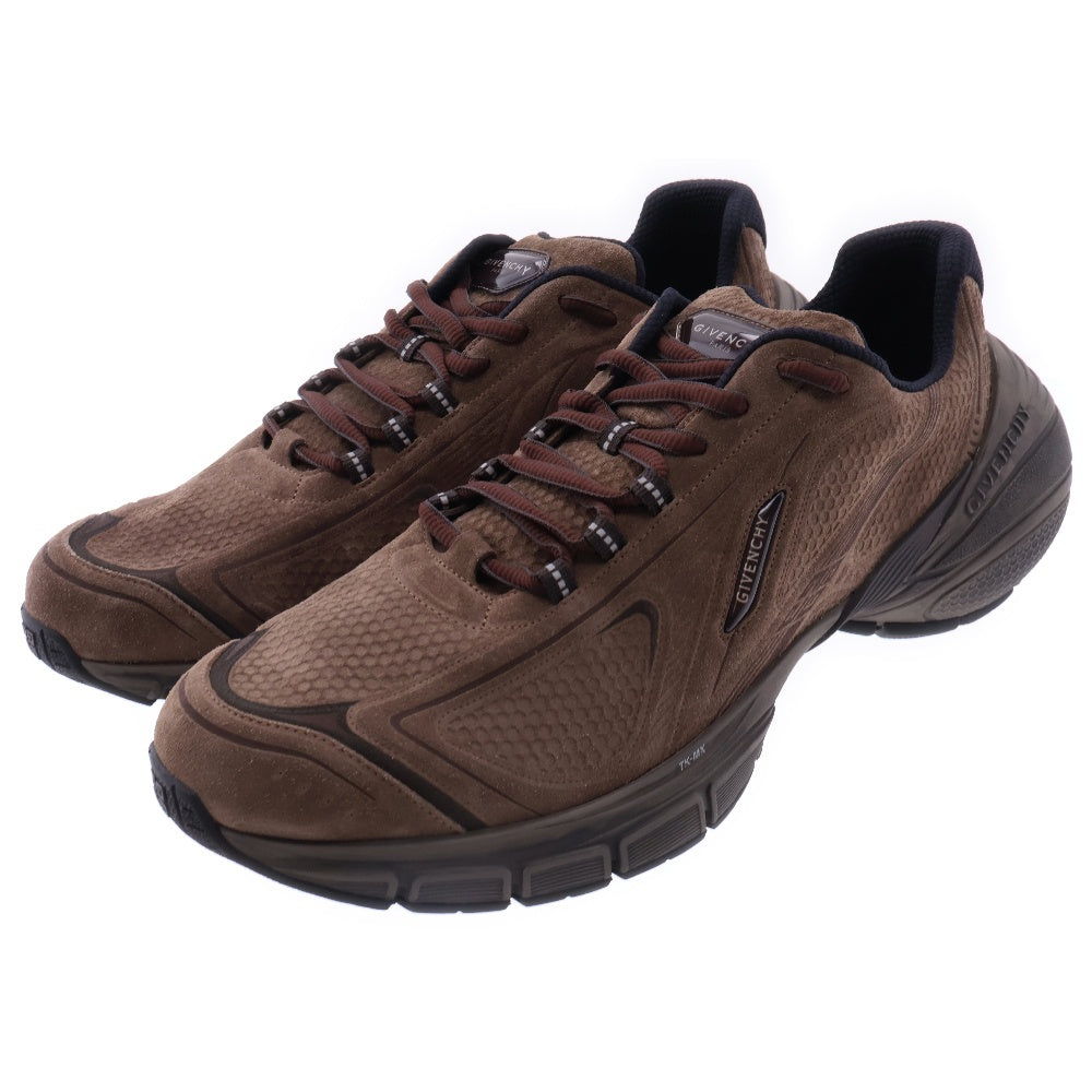 GIVENCHY(ジバンシィ) TK-MX Runner Sneakers スウェード ランナー ローカットスニーカー ブラウン BH008MH1KT