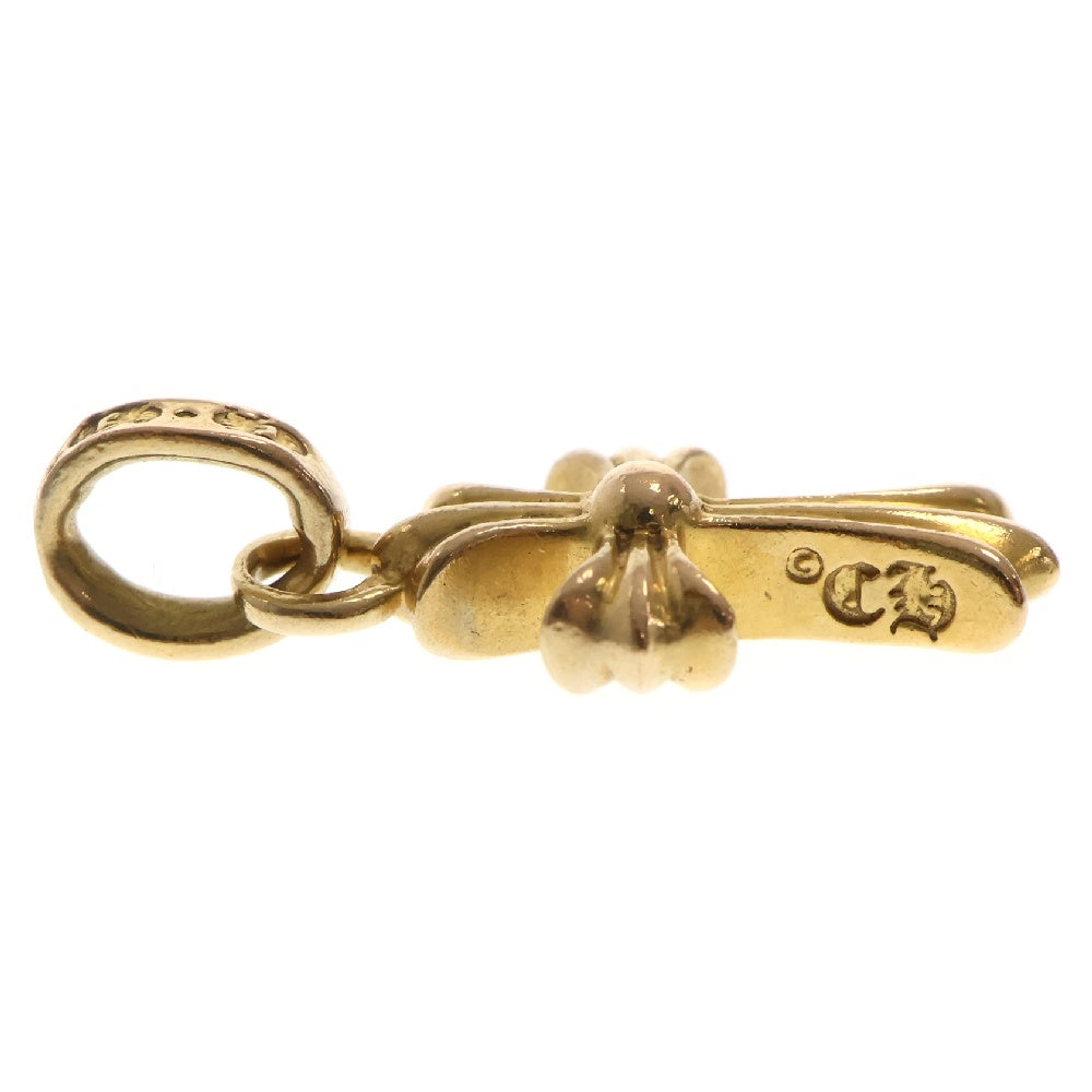 CHROME HEARTS(クロムハーツ) 22K CRS BBYFAT P DMND ベイビーファット PAVEダイヤ チャーム ネックレストップ ゴールド