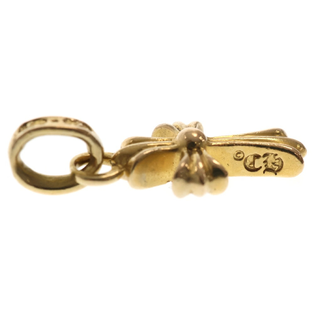 CHROME HEARTS(クロムハーツ) 22K CRS BBYFAT P DMND ベイビーファット PAVEダイヤ チャーム ネックレストップ ゴールド