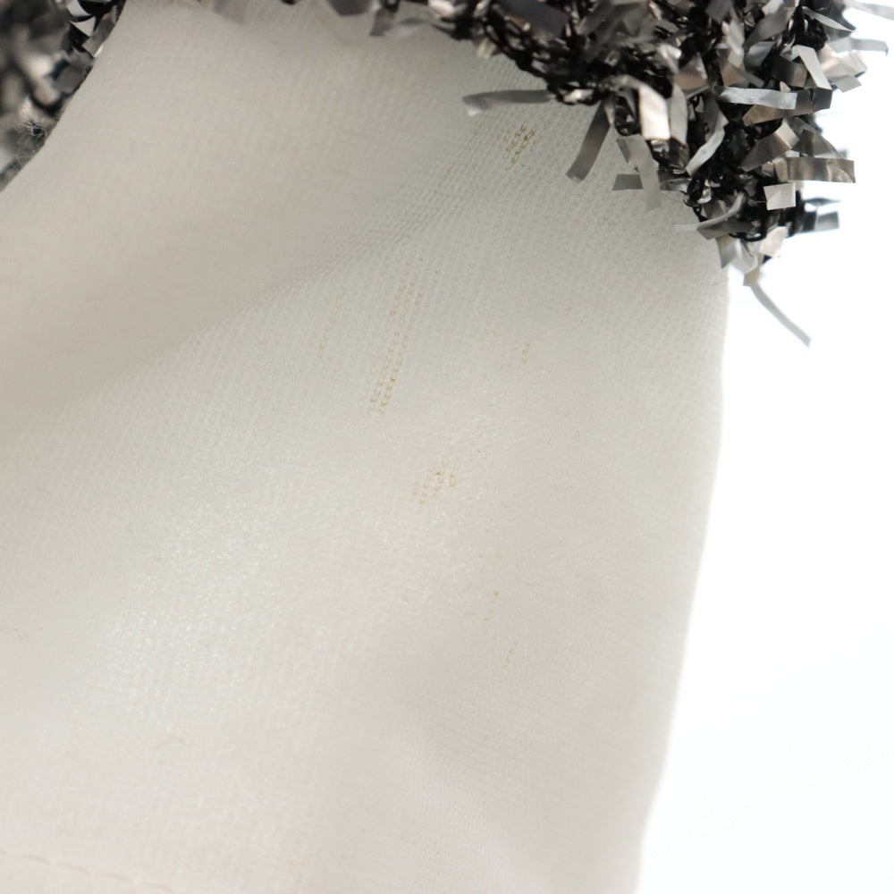 COMME des GARCONS(コムデギャルソン) ナイロン 中綿レイヤード 長袖ニット ロングスリーブ シルバー GT-N011