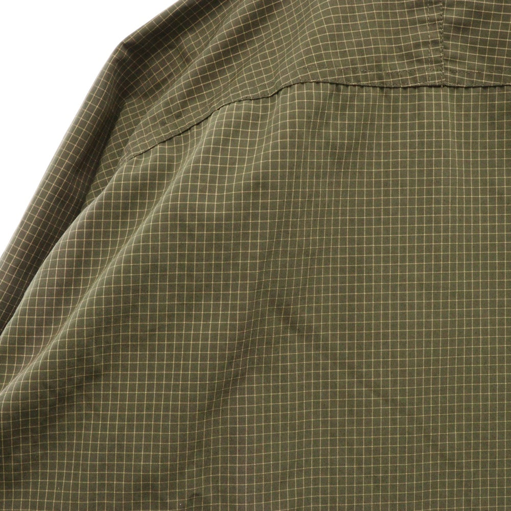 WOOLRICH(ウールリッチ) チェック柄 ジップアップナイロンジャケット カーキ UWG500