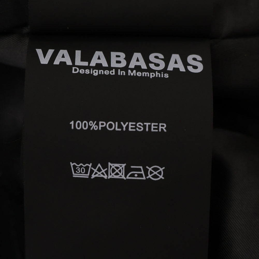 VALABASAS(ヴァラバサス) マルチポケット ジップアップ ナイロン ボンバージャケット ブラック VLBS-VJK10-1001